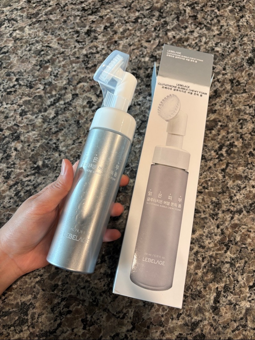 NWT Lebelage Glutathione Bubble Chewy Foam 200ml